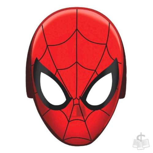 Spiderman Masks 8Pk - Click Image to Close